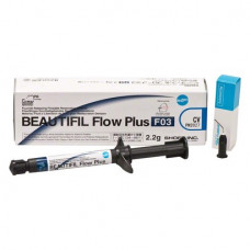 Beautifil (Flow Plus) (F03 - Low Flow) (Cervical), Tömőanyag (Kompozit), fecskendő, alacsony viszkozitású, hígan folyó, Hybrid-kompozit, 2,2 g, 1 darab