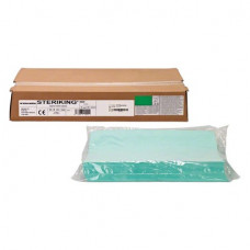 Sterilisation Paper Crepe (SPC), (500 x 500 mm), Sterilizációs-papír, Lapok, zöld, Papír, 50 cm x 50 cm, 500 darab