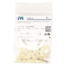 EVE Flexi - D, polírozó, mandrellel, sárga, 14F, 100 darab