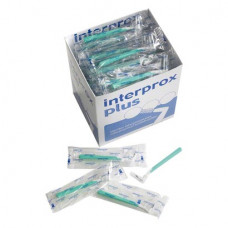 interprox (plus) (micro) (0,56 mm ¦ 2,4 mm), Fogköztisztító kefe, zöld, színkódolt, 100 darab