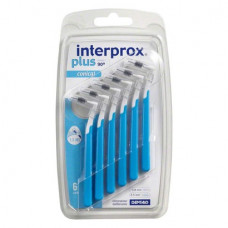 interprox (plus) (conical) (0,80 mm ¦ 3,0 - 5,0 mm), Fogköztisztító kefe, kék, színkódolt, 6 darab