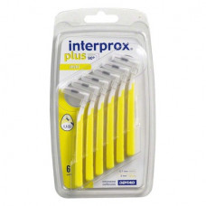 interprox (plus) (mini) (0,70 mm ¦ 3,0 mm), Fogköztisztító kefe, sárga, színkódolt, 6 darab