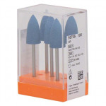 Silikonpolierer 9579, szilikon polírozó, (műanyag) kék ISO 100, HP, 5 darab