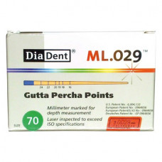 DiaDent® ML.029™ Guttapercha-csúcs, ISO 070, 120 darab