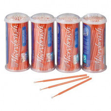 Microbrush® Applikatoren Tube Serie Packung 400 darab, orange, regulär