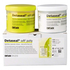 Detaseal® hydroflow soft2 putty - Packung 2 x 500 ml Dose, 2 Löffel