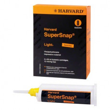 Harvard SuperSnap - Packung 2 x 50 ml Doppelkartusche Quick Light orange, 12 Mischkanülen