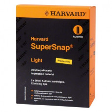 Harvard SuperSnap - Packung 2 x 50 ml Doppelkartusche Light orange, 12 Mischkanülen