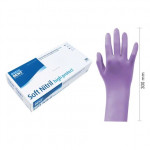 Omni high protect Nitrilhandschuh Soft - Packung 100 Stück violett, S