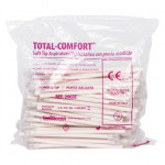 Total Comfort Speichelsauger - Packung 100 Stück transparent, feste Kappe