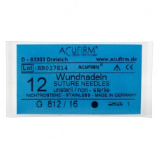 Wundnadeln - Packung 12 Stück 812G/16