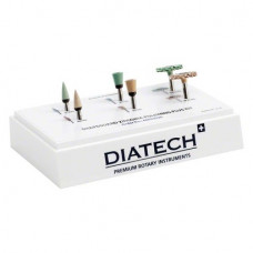 DIATECH ShapeGuard - Zirconia Polishing Plus Kit 6 Polierer (9703RA, 9711RA, 97SG14RA, 9803RA, 9803RA, 9811RA, 98SG14RA)