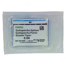 Guttapercha Greater Taper - Packung 60 Stück Taper.04 ISO 060