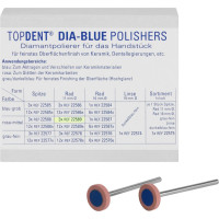 TOPDENT® DIA-BLUE-Polierer Packung 3 darab, rosa, 11 x 2 mm, mittel, Rad, HP