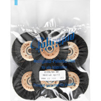 MEDIUM Rundbürste, kör-kefe, lószőr, fa mag, 2-sor, Ø 28/55 mm, 6 darab