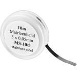 Matrizenband - Rolle 10 m Band, Höhe 5 mm, Stärke 0,05 mm - MS-10/5 Matrizenband - Rolle 10 m Band, Höhe 5 mm, Stärke 0,05 mm - MS-10/5