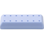 Fúrótartó, négyszögletű, babakék, 1 darab