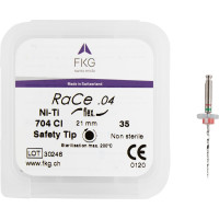 FKG RaCe gyökércsatorna tágító, gépi, 21 mm ISO 035, 4%, 5 darab