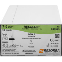 RESOLON® - 36 darabos csomag, , kék, 45 cm, DSM 7, USP 7/0 - 881543 RESOLON® - 36 darabos csomag, , kék, 45 cm, DSM 7, USP 7/0 - 881543