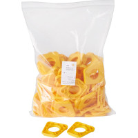 System Splitex1 Montageplatten, 10 darab, gelb