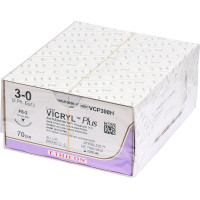 VICRYL™ Plus - 36 darabos csomag, lila, 70 cm, FS2, USP 3-0, Stärke 2 - VCP398H VICRYL™ Plus - 36 darabos csomag, lila, 70 cm, FS2, USP 3-0, Stärke 2 - VCP398H