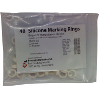 Markierungsringe - Packung 48 Stück weiß, Ø 10 mm - 21381 Markierungsringe - Packung 48 Stück weiß, Ø 10 mm - 21381