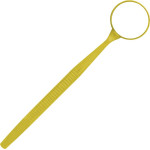 Zirc Mega Mirror – Demo Spiegel - Stück Ø 6,35 mm, neongelb - 50Z309O