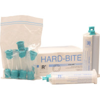 R-SI-LINE® HARD-BITE - Packung 2 x 50 ml Doppelkartusche dunkelblau,12 Mischkanülen SXN - HBK1076