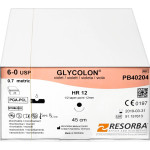 Glycolon® Monofil - 24 darabos csomag, , lila, 45 cm, HR12, USP 6/0 - PB 40204
