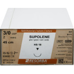 RESORBA® Supolene - 36 darabos csomag, , zöld, 45 cm, HS18, USP 3/0 - 9111 RESORBA® Supolene - 36 darabos csomag, , zöld, 45 cm, HS18, USP 3/0 - 9111