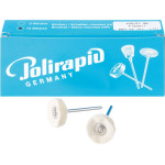 Miniaturbürste, polírozó korong, flanel, Ø 21 mm, 12 darab