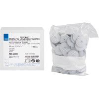 TOPDENT Emetapol - Packung 100 Stück weiß mittel, Linse Ø 22 mm