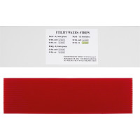 Utility Wachs Packung 95 Strips rot, 1,6 mm