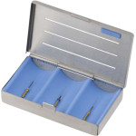 ALUMINIUM TRAY - 1 db, Kassette 11 x 6 cm, 3er Aufteilung - PN182094