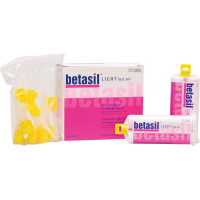 betasil® VARIO LIGHT - csomag 2 x 50 ml kartus light gyors, 12 keverőhegy sárga - 82510