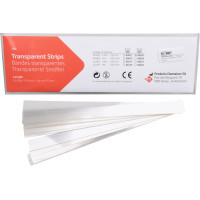 Transparente Streifen - 100 darabos csomag, Länge 140 mm, Breite 10 mm, x-dünn, gerade - 42021 Transparente Streifen - 100 darabos csomag, Länge 140 mm, Breite 10 mm, x-dünn, gerade - 42021