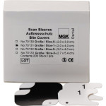 Aufbissschutz für Scan Sleeves, TABLine Sleeves Packung 200 darab, Gr. 1 (2 x 3 cm)