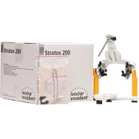 Stratos 200 Paket 1 Grundgerät, 2 Protusionseinsätze 30°, 2 Bennetteinsätze 30°, 1 Inzisalteller 0°, 1 Inzisalpunktezeiger, 2 Sockelplatten retentiv, 2 Gipsschutzplatte, 2 Stützfüße
