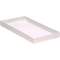 Cabinet Tray Nr. 19 - Stück 9,2 x 19,7 cm, weiß, ohne Einteilung - 20Z205A