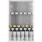 K-Feile 173, reszelő, kézi, 25 mm, ISO 015, 6 darab