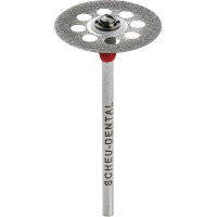 Diamant Trennscheibe - Stück beidseitig, rot, Ø 22 mm, Stärke: 0,28 mm - 5288.1