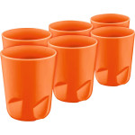Mehrweg Mundspülbecher - 6 darabos csomag, orange - 31400004 Mehrweg Mundspülbecher - 6 darabos csomag, orange - 31400004