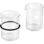 Glasbecher, 1 darab, für 600 ml