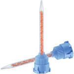 Visalys® Temp Mischkanülen - 50 darabos csomag, kék-orange - 13789