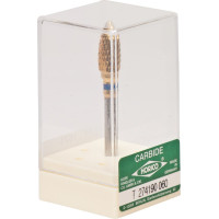 Titanium (251), Labor frézer (Keresztfogazás), Kézidarab (HP, Ø 2,35 mm, ISO 104, 44,5 mm) ISO 60 Keresztfogazás, közepes, Titánnitrid bevonatú keményfém, 14 mm, 1 darab