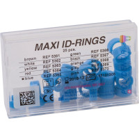 ID Ringe - 25 darabos csomag, Maxi kék - 5365
