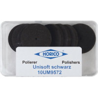 UNISOFT, 10 darabos csomag, fekete, Scheibe unmontiert