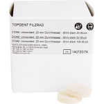 TOPDENT® Filzräder Packung 50 darab, 22 x 6 mm