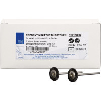 TOPDENT MINIATURBürstchen - Pack 12 egység HP, Chungking sörték fekete kemény, Ø 16 mm-es