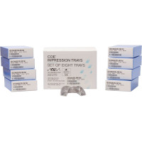 GC COE® Impression Tray regular RS - 8 darabos készlet, perforált - 264008